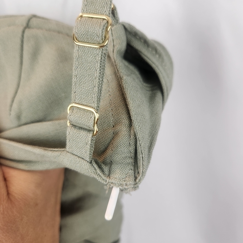 JACQUEMUS Khaki 'La Robe Saudade' Minidress size XXS (32) BNWT with defect - Picture 6 of 13